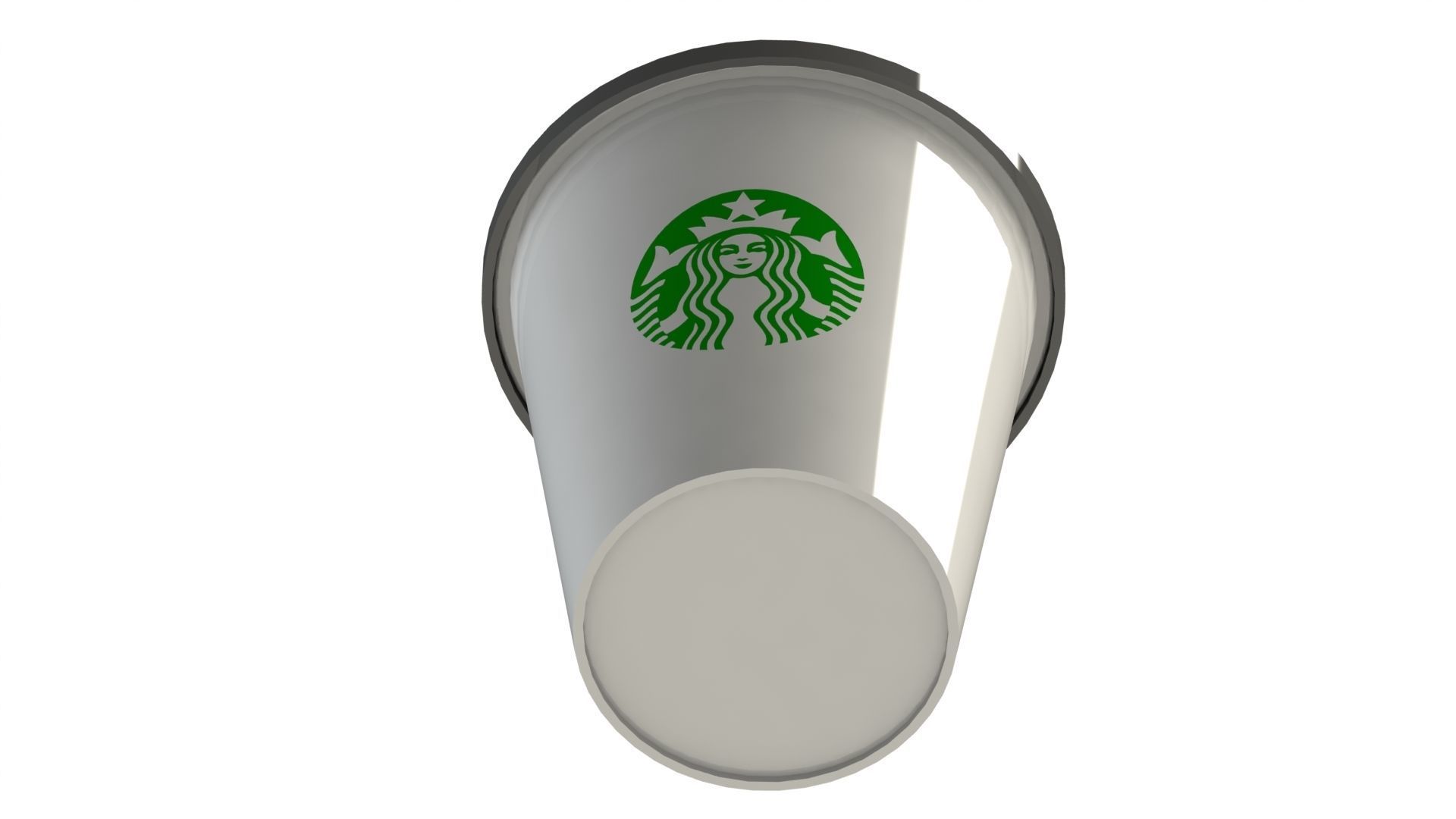 Starbucks Coffee cup 250 ml 3D print model_2