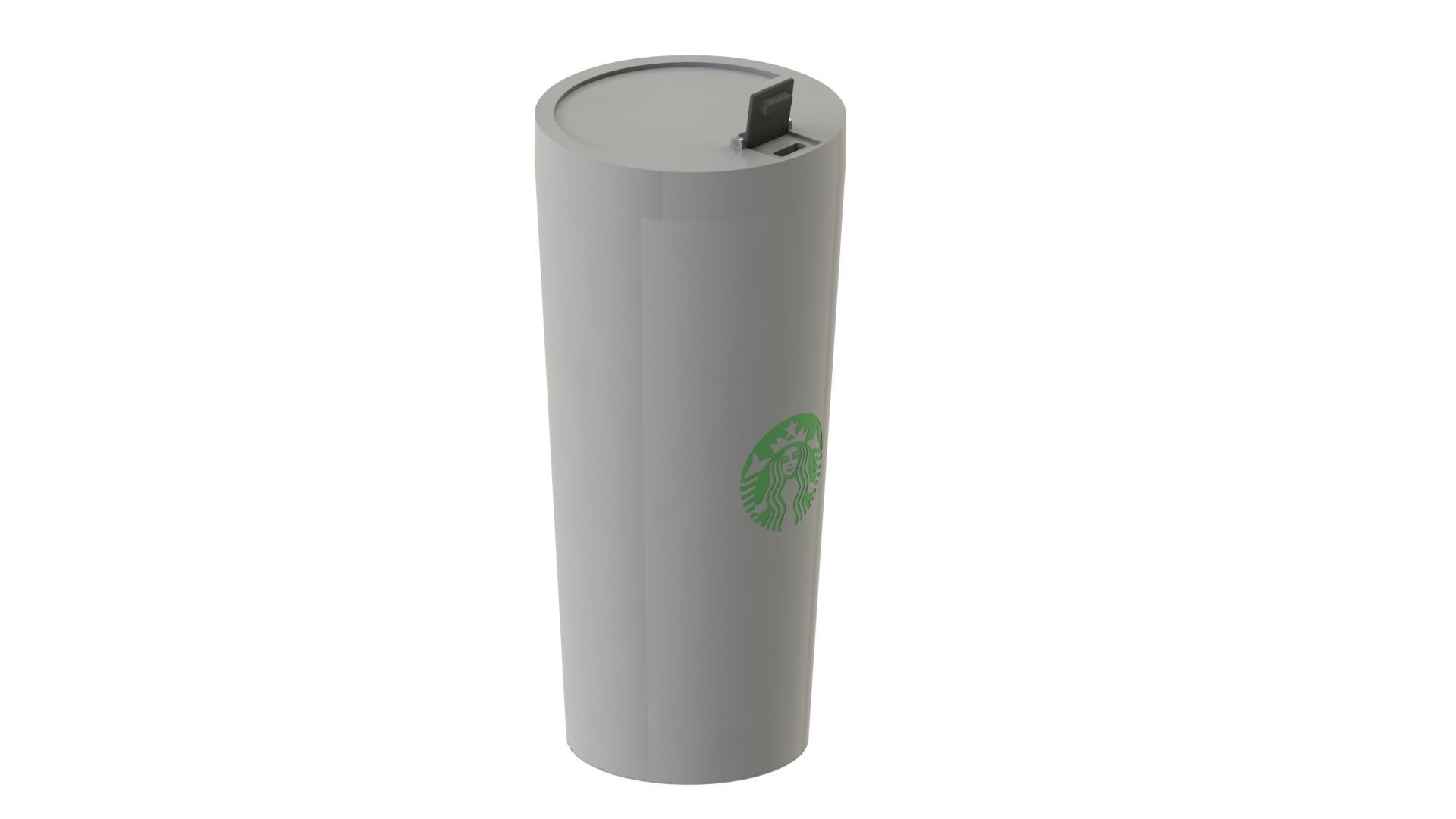 Starbucks metallic cup 3D print model_1