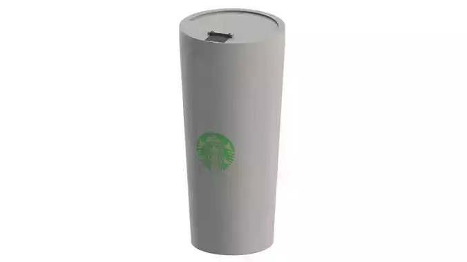 Starbucks metallic cup 3D print model