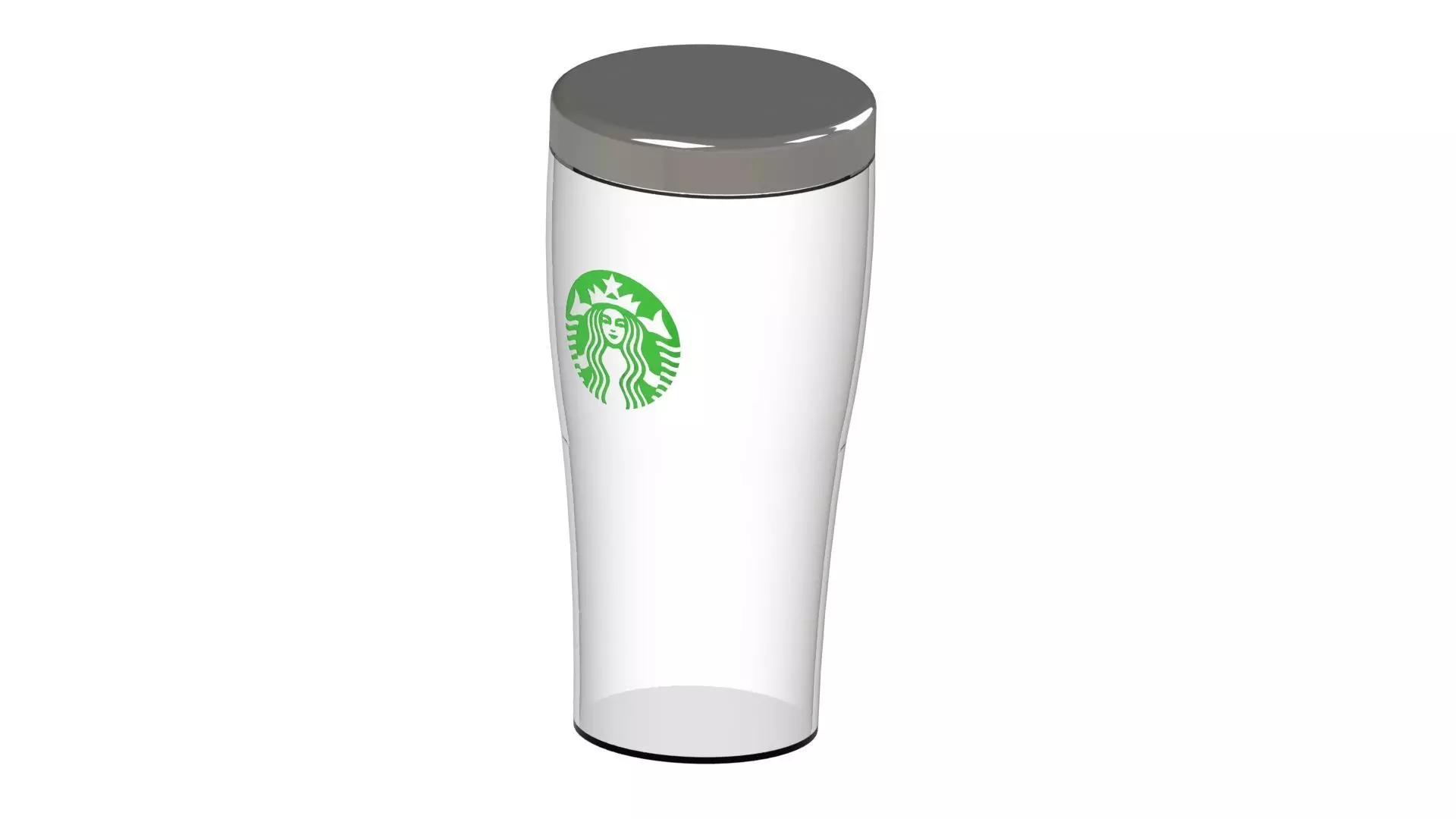 Starbucks plastic cup 3D print model_0