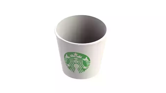 Starbucks Coffee cup 110 ml 3D print model