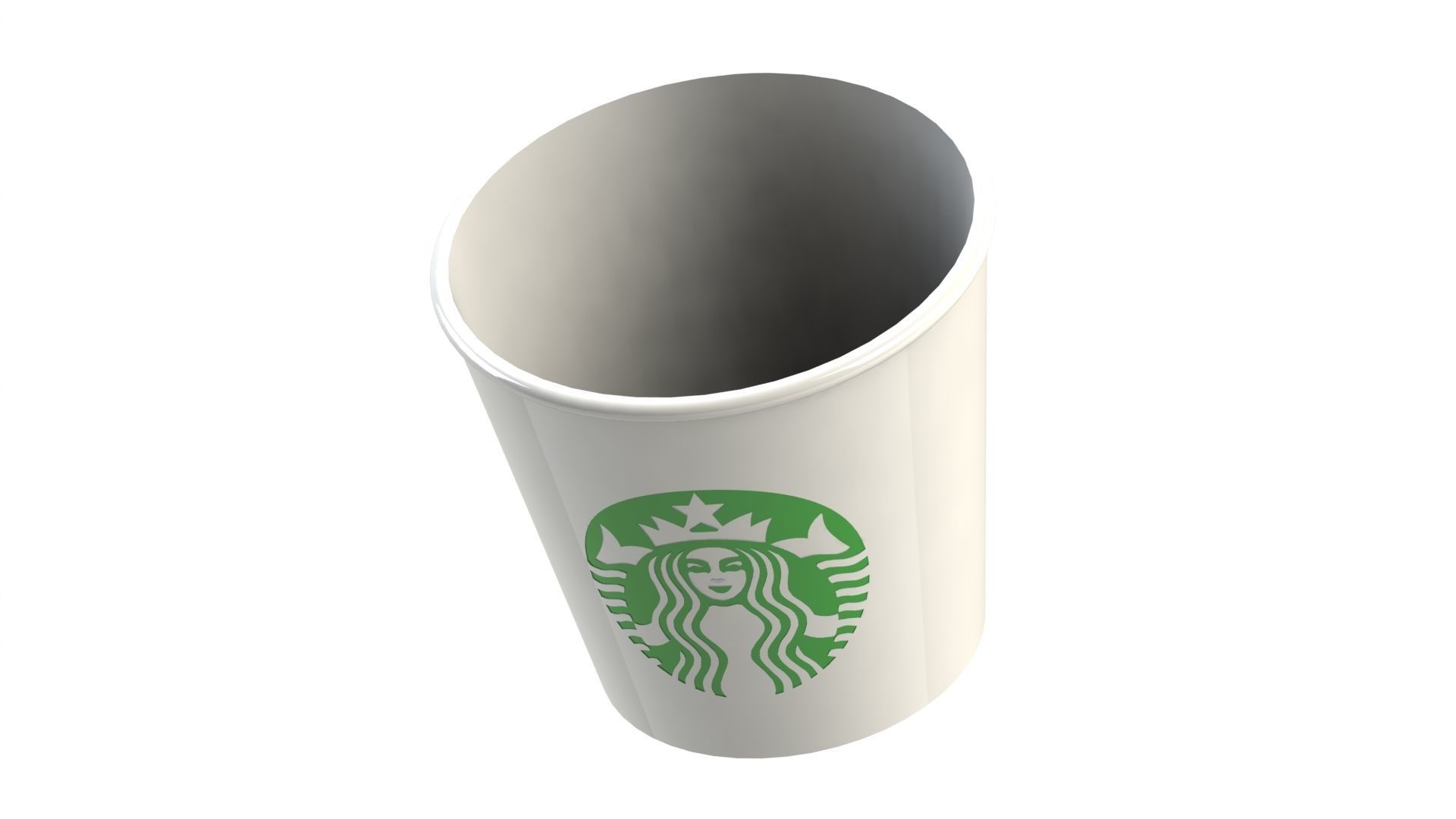 Starbucks Coffee cup 110 ml 3D print model_2