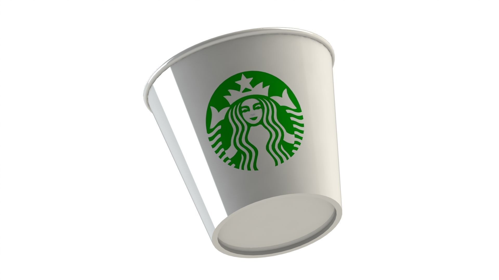 Starbucks Coffee cup 110 ml 3D print model_1