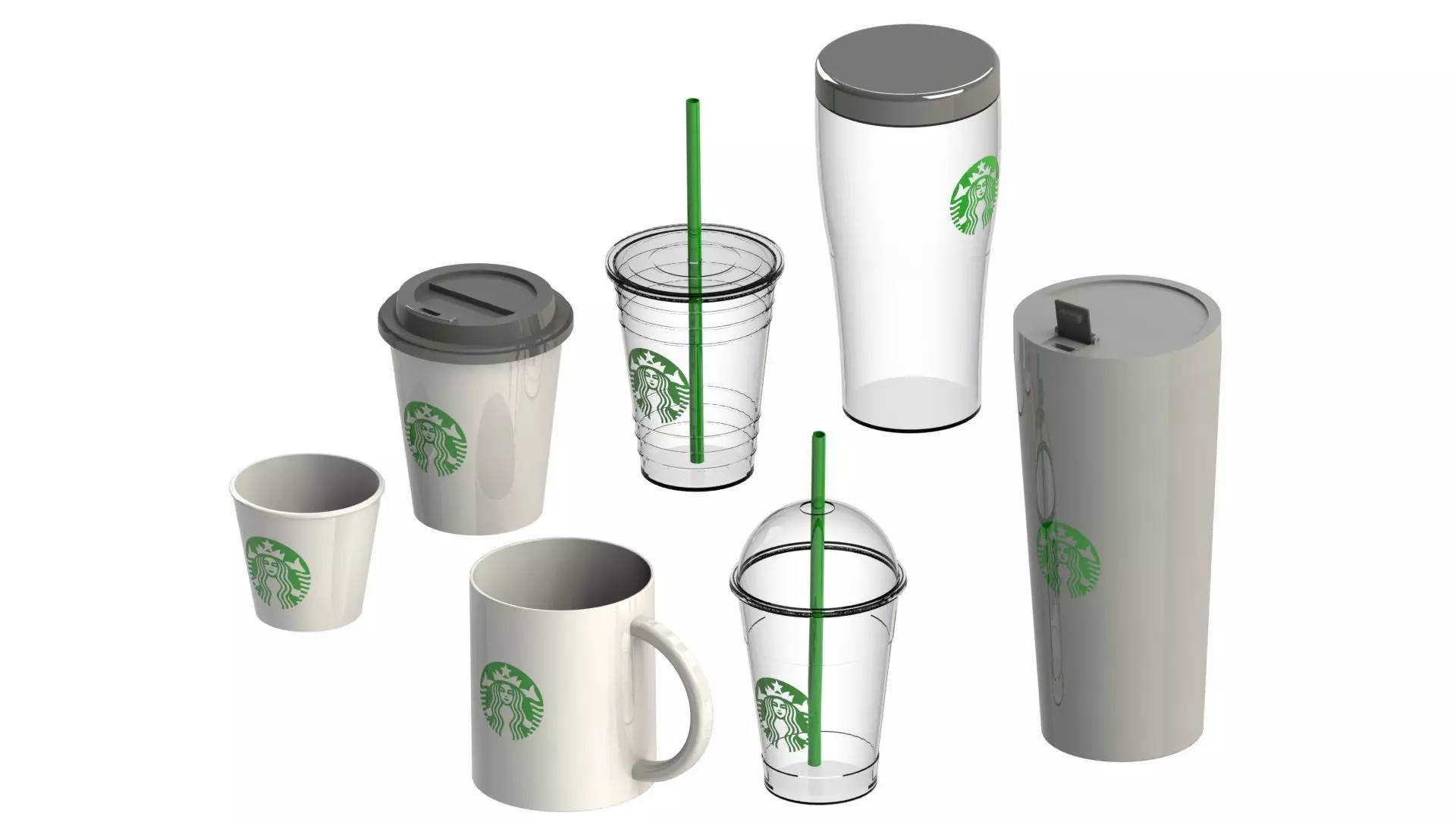 Starbucks coffee cup 3D Model Collection_0