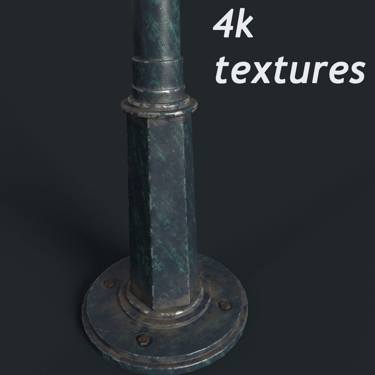 Spherical Street lamp Free 3D model_9