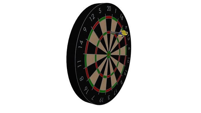 Dart board 3D model