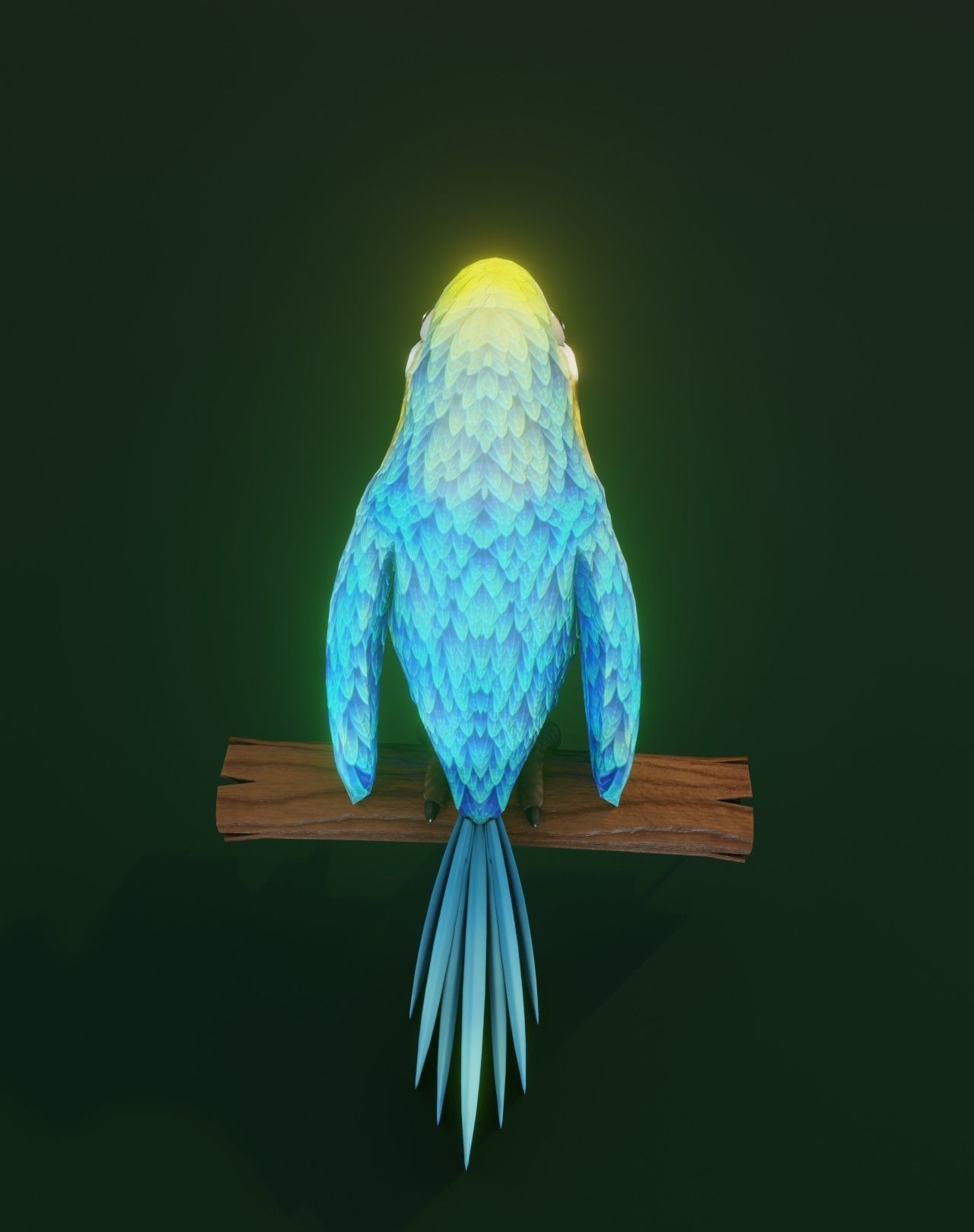 Cartoon Ara Parrot 3D Collection _30