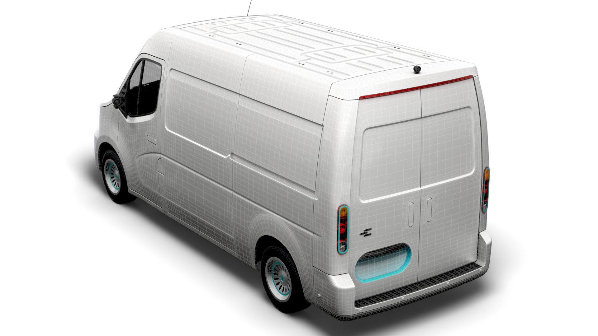 Generic Panel Van 2023 3D model_15