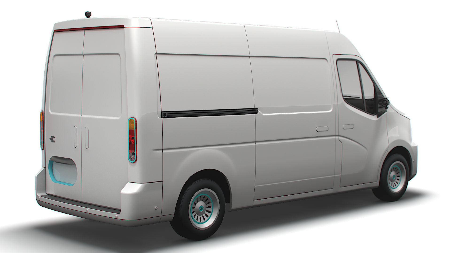 Generic Panel Van 2023 3D model_2