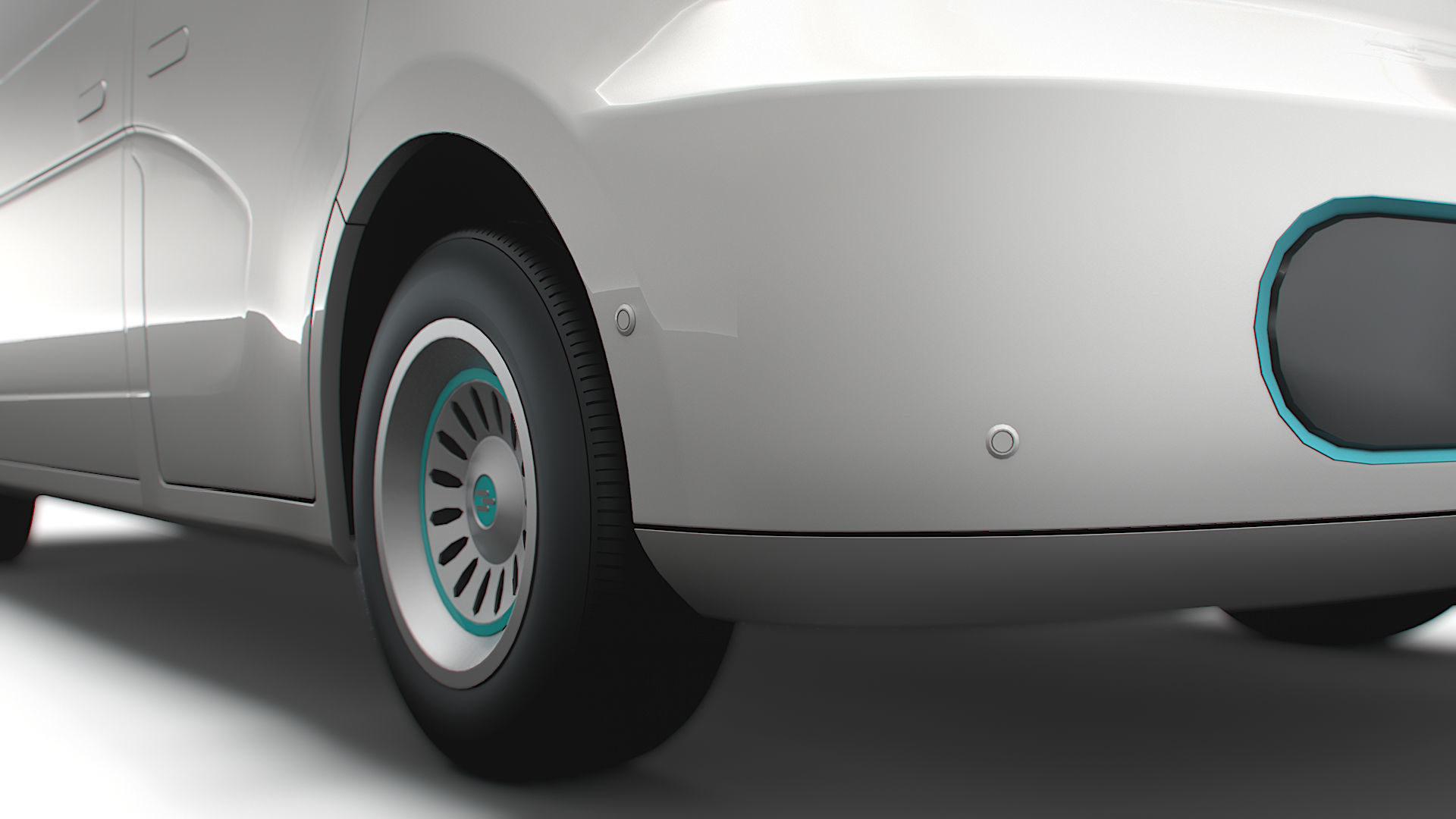 Generic Panel Van 2023 3D model_5