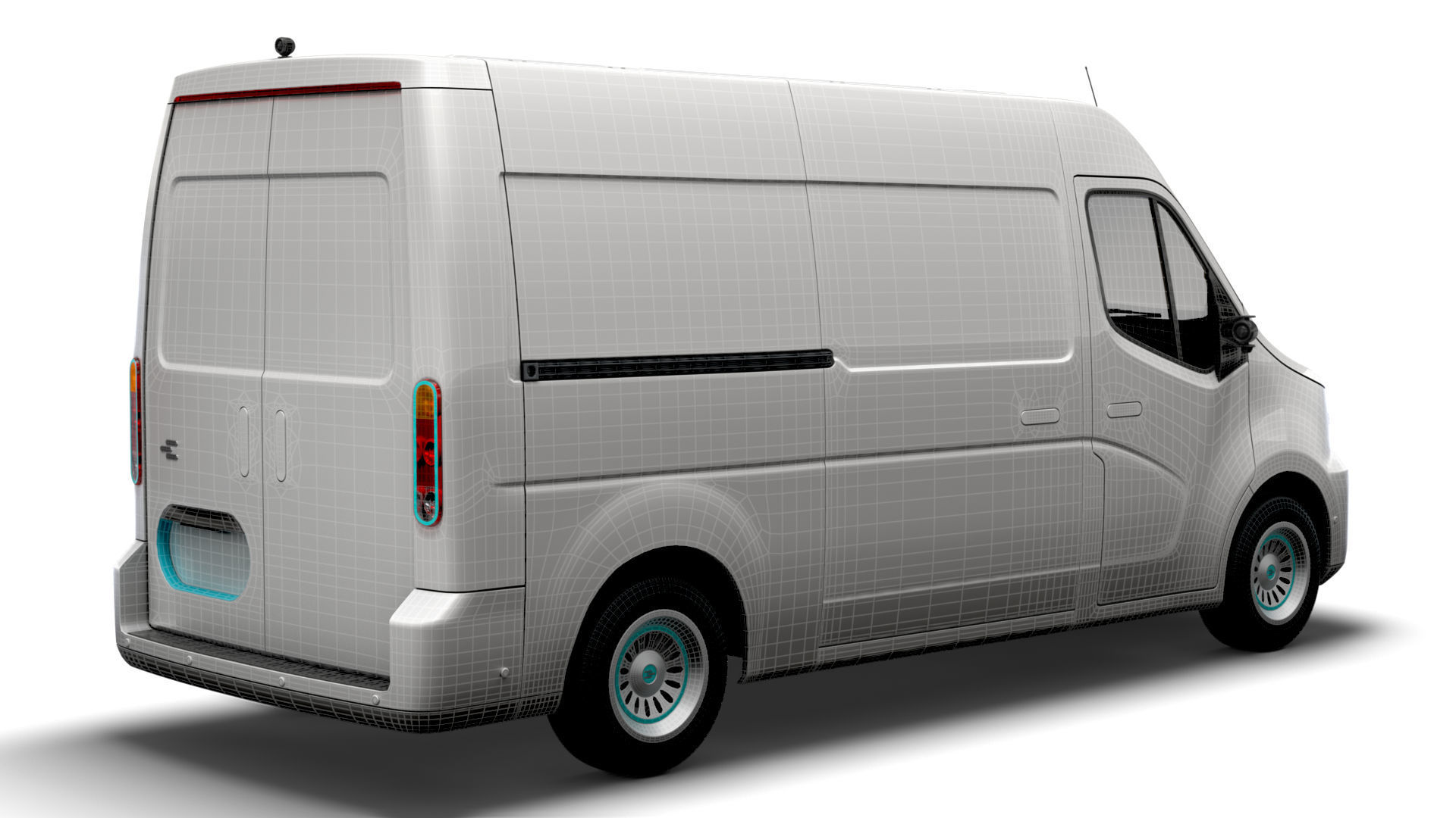Generic Panel Van 2023 3D model_14