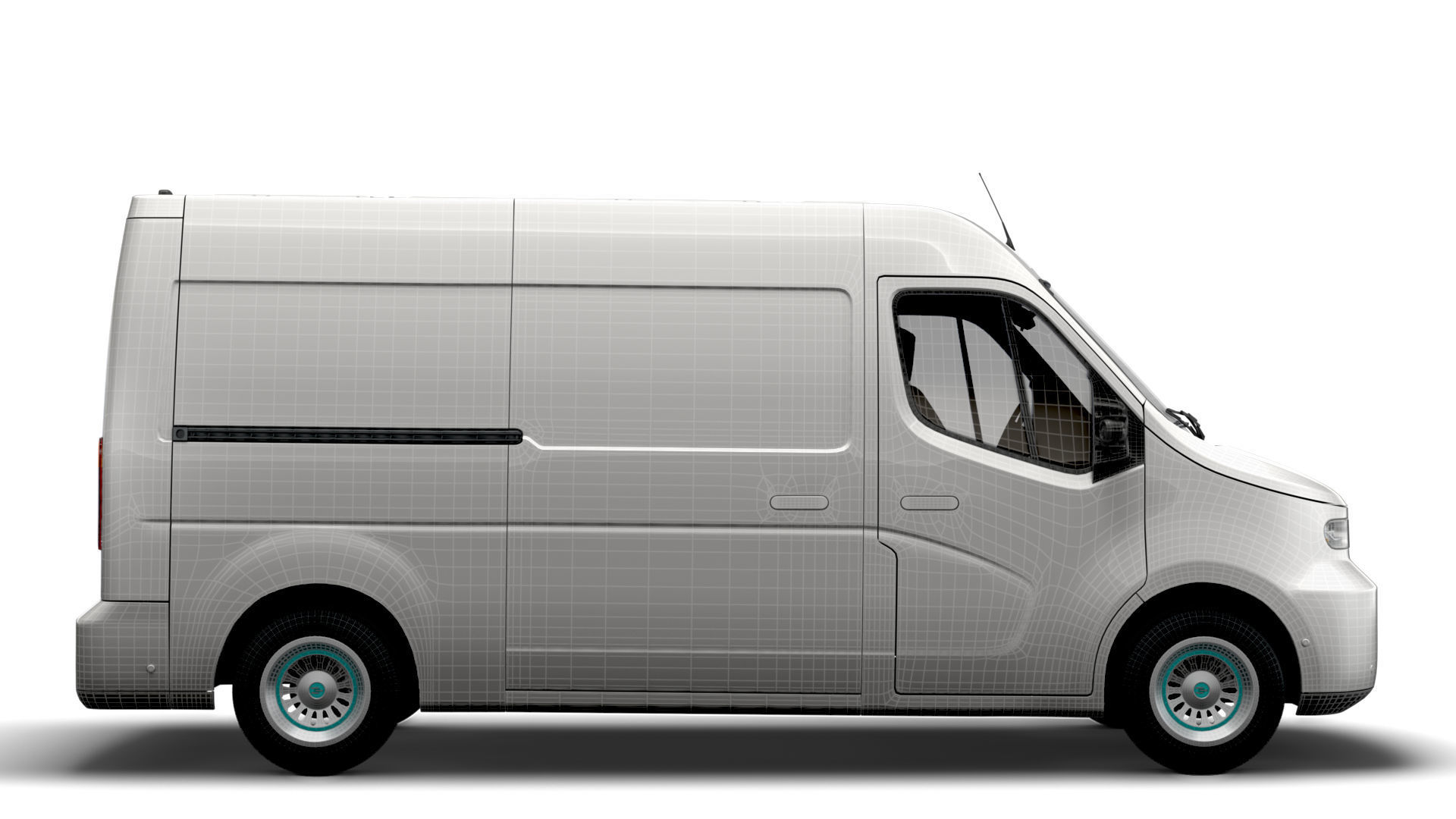 Generic Panel Van 2023 3D model_13