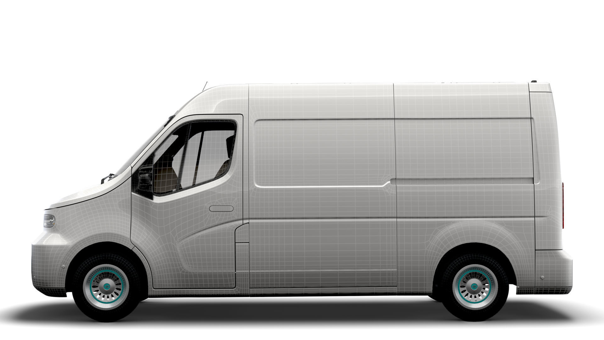 Generic Panel Van 2023 3D model_16
