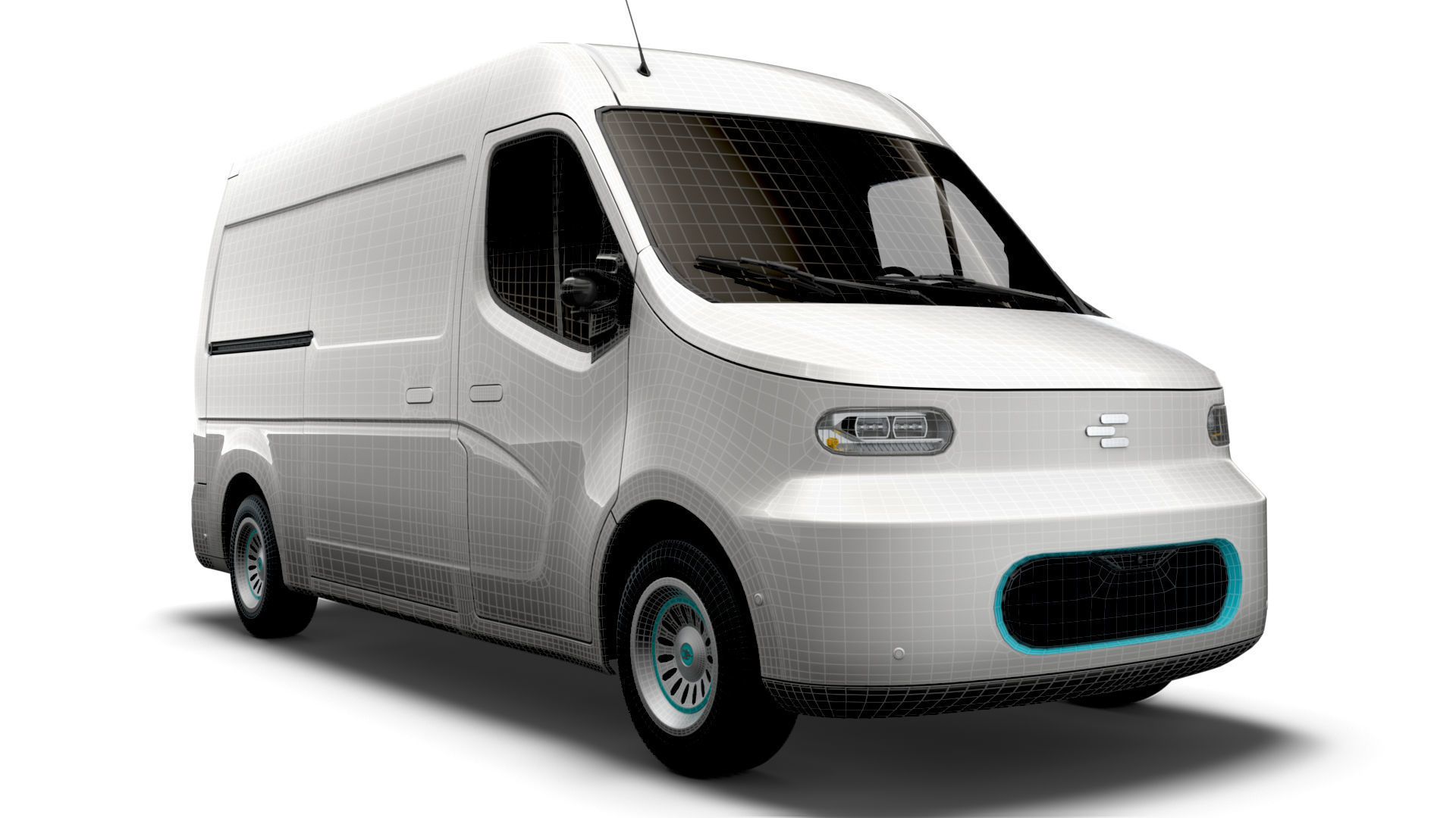 Generic Panel Van 2023 3D model_12