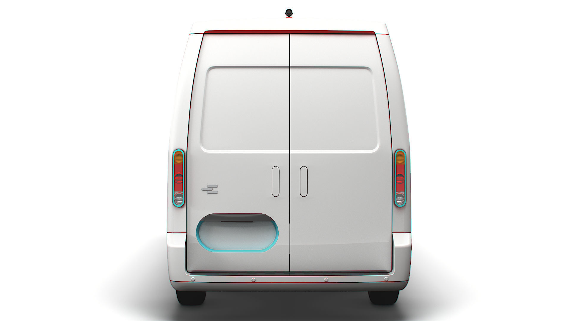 Generic Panel Van 2023 3D model_10