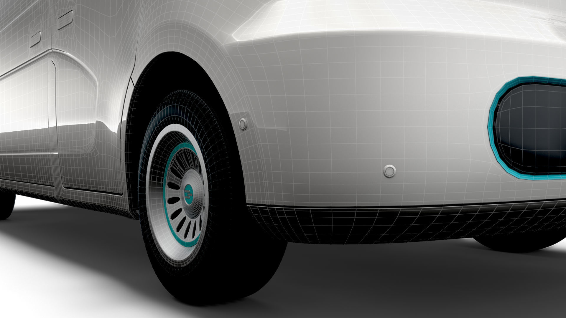 Generic Panel Van 2023 3D model_17