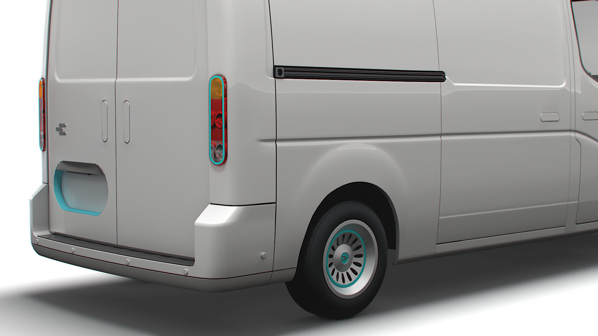 Generic Panel Van 2023 3D model_11
