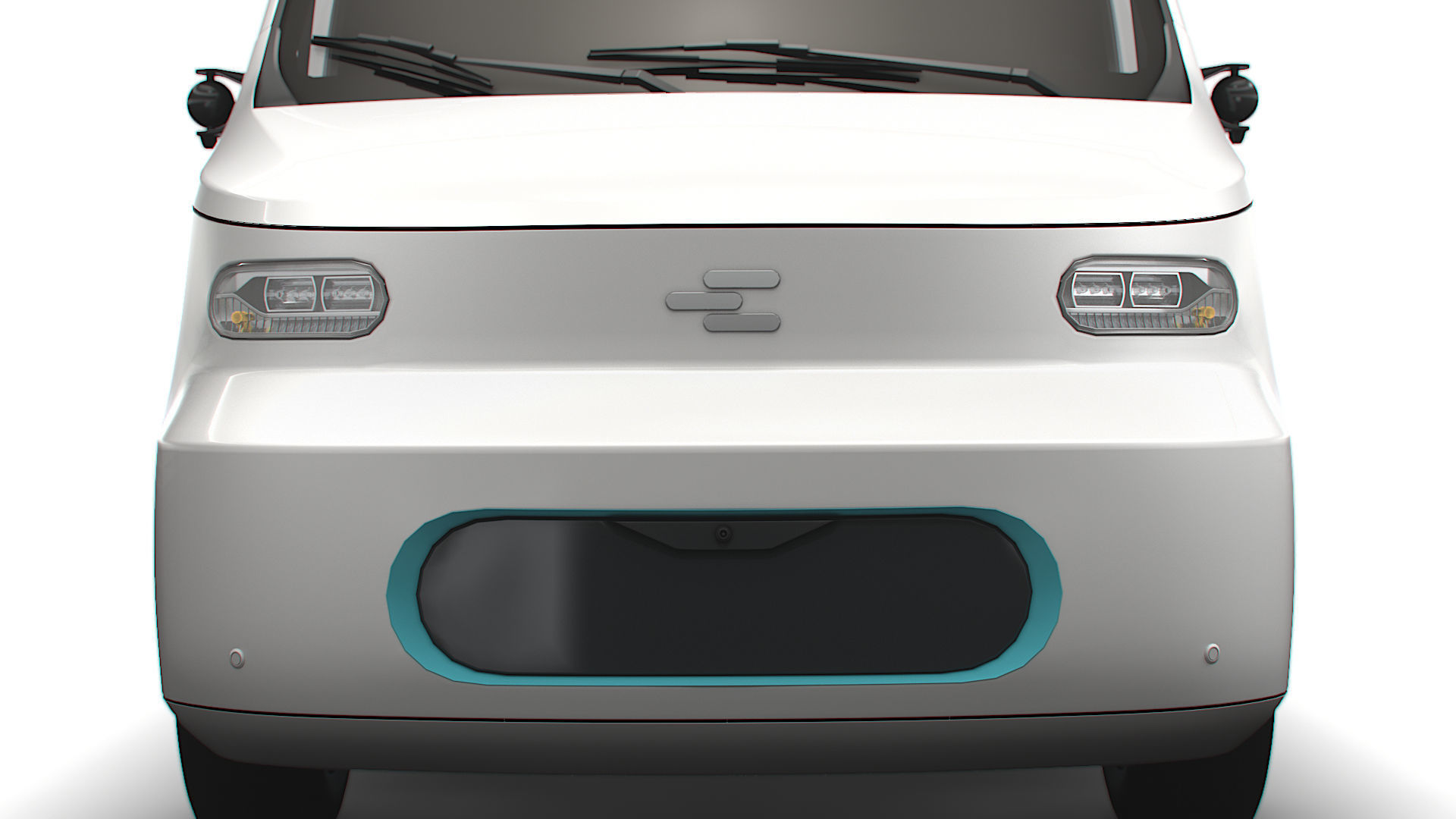 Generic Panel Van 2023 3D model_7