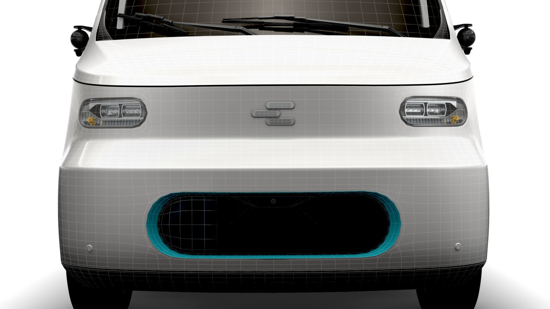 Generic Panel Van 2023 3D model_19