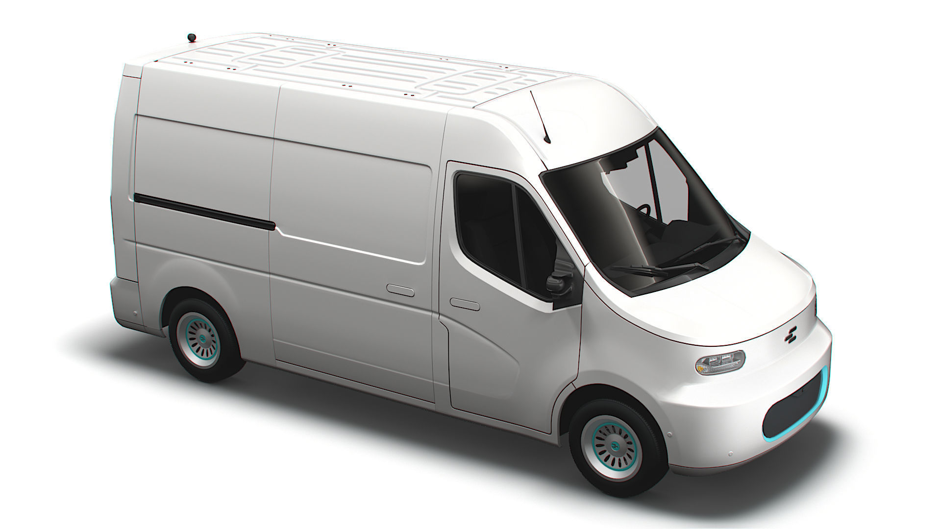 Generic Panel Van 2023 3D model_8