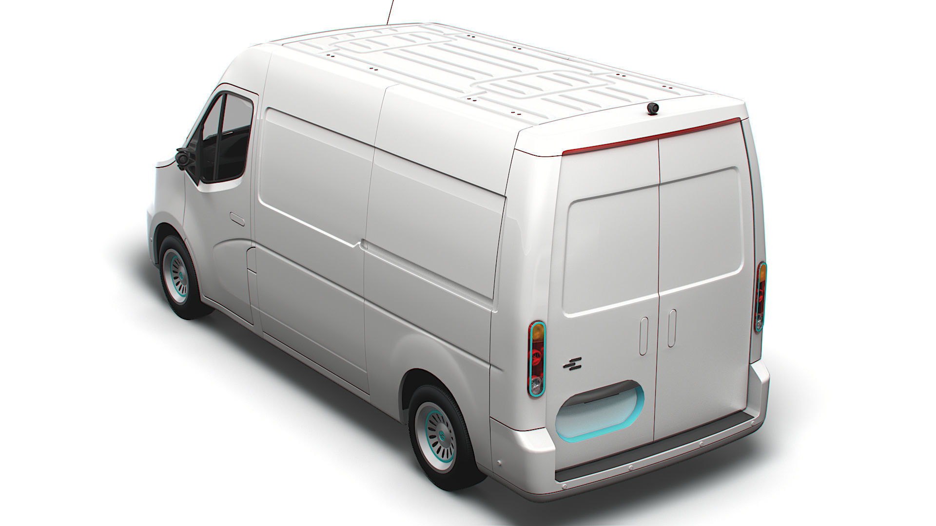 Generic Panel Van 2023 3D model_3