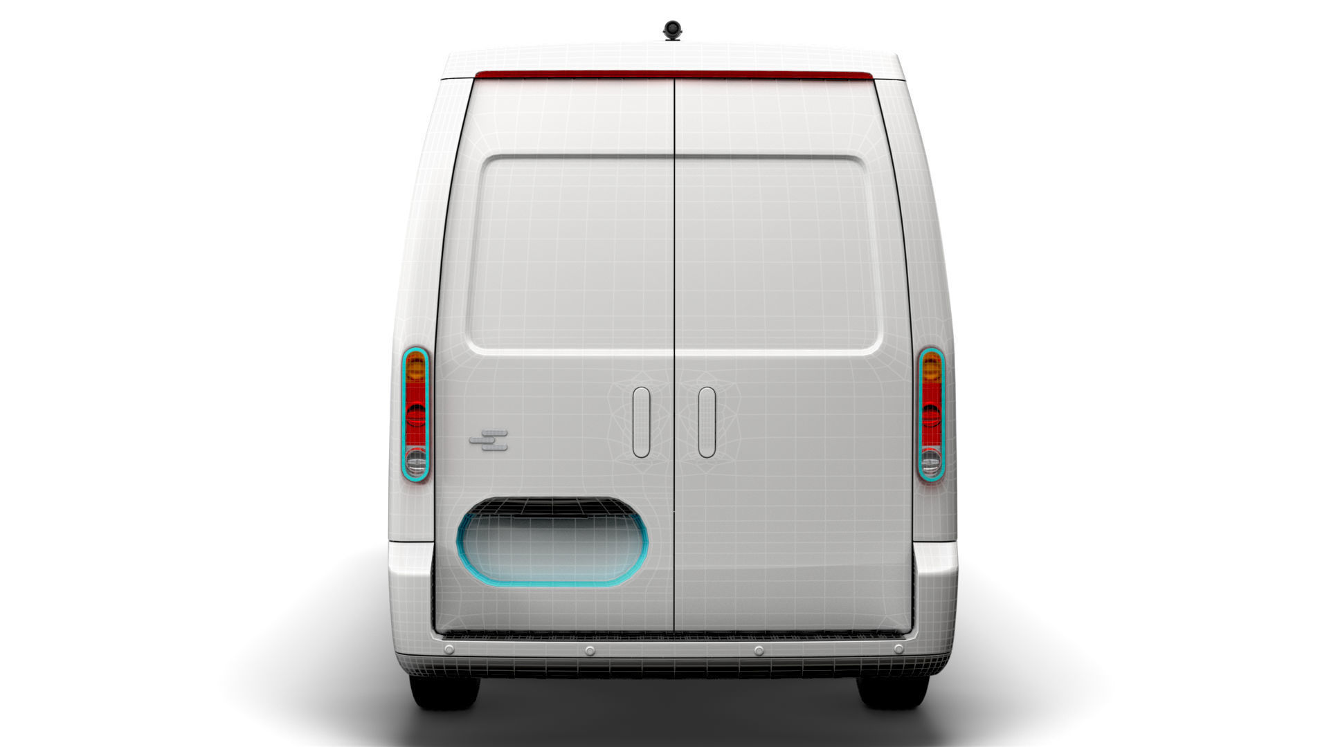 Generic Panel Van 2023 3D model_22