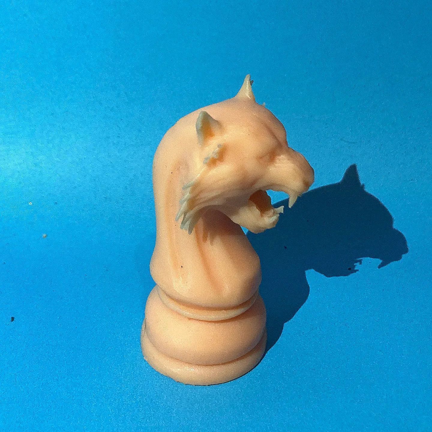 Tiger Chess Knight 3D print model_3
