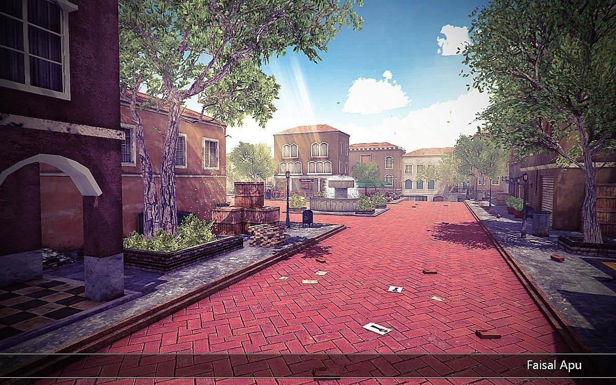 Venice Town Low-poly 3D model_8