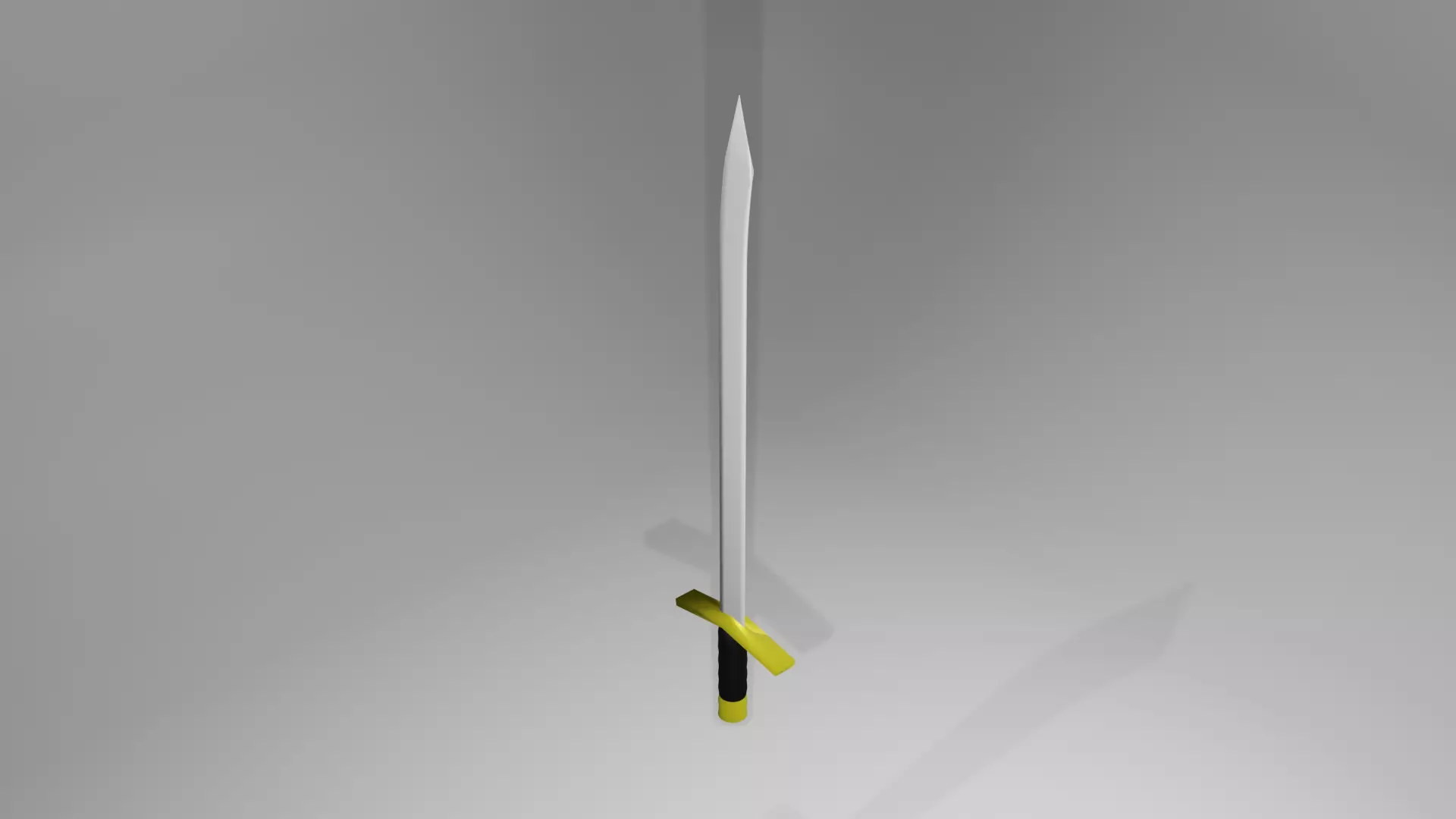 Sword Low-poly 3D model_0