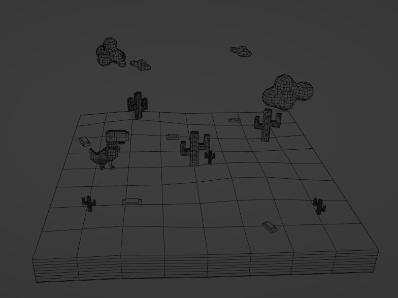 google dinosaur Free low-poly 3D model_5