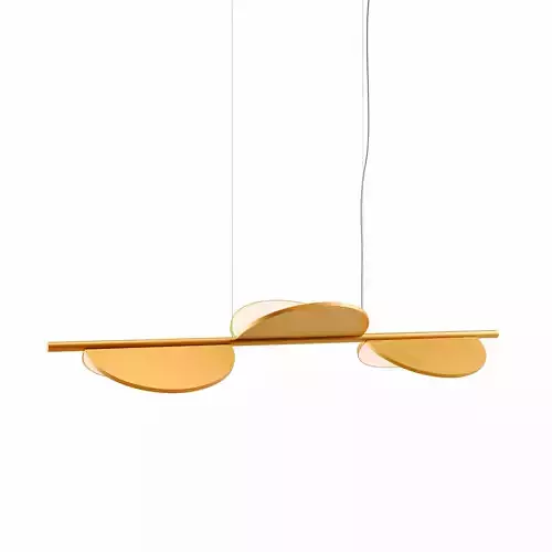 almendra linear suspension lamp by FLOS