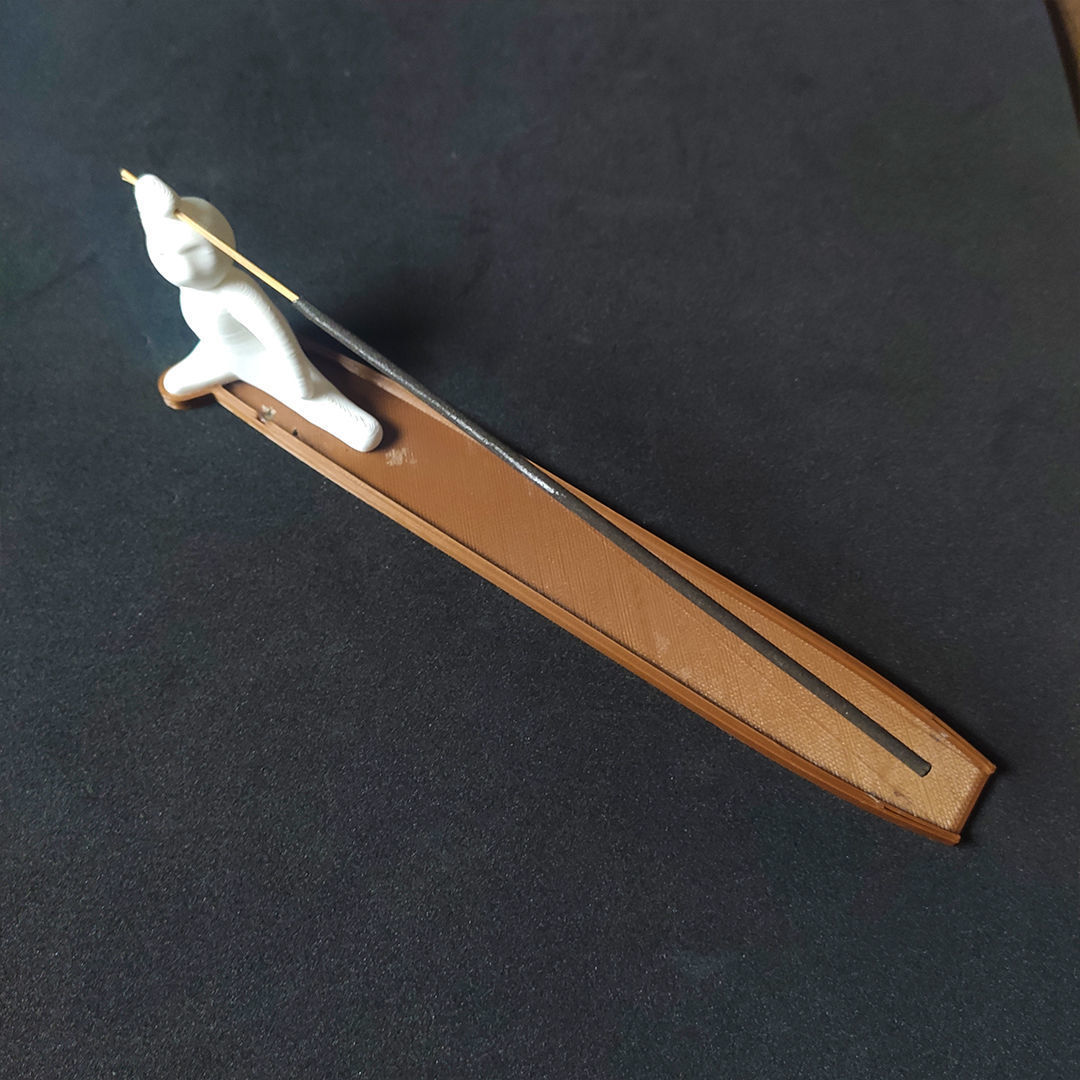Incense holder or censer Ninja creative utility 3D print model_4