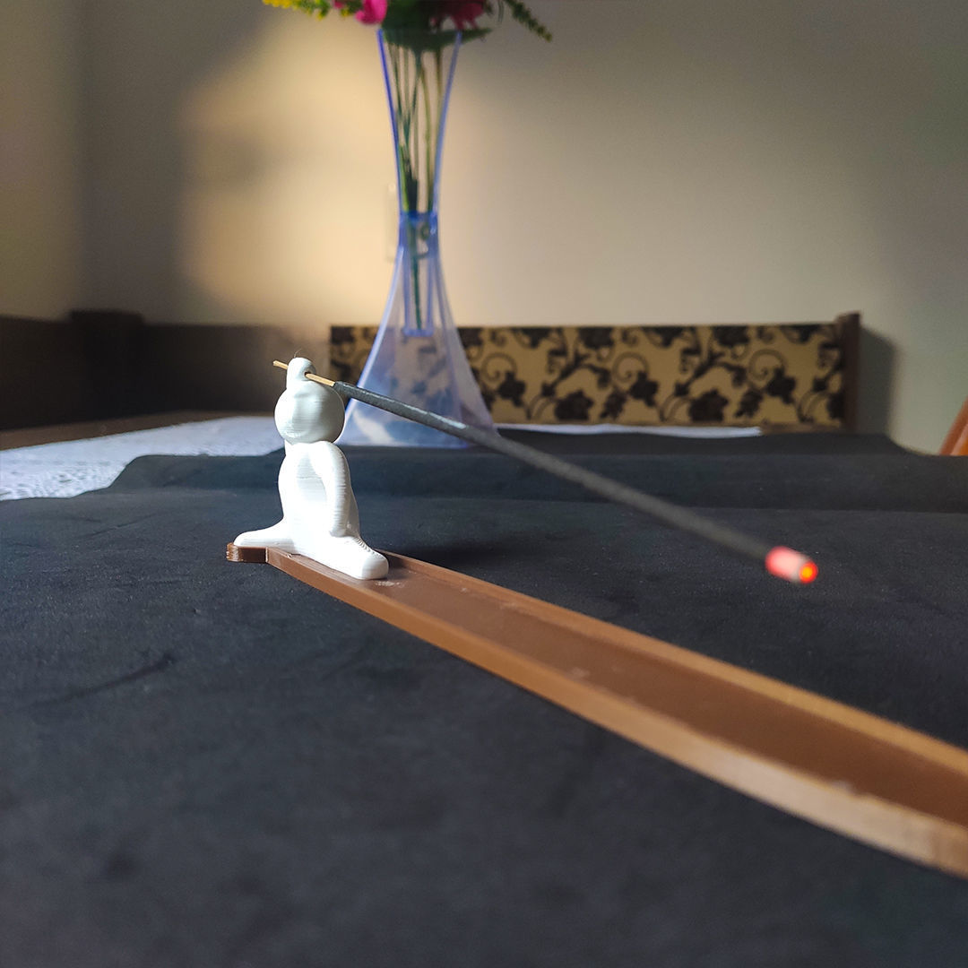 Incense holder or censer Ninja creative utility 3D print model_6