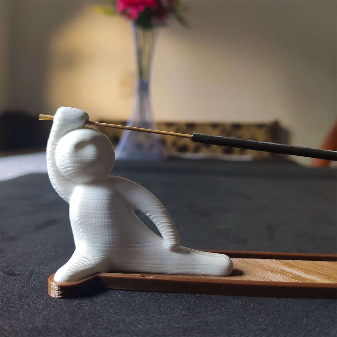 Incense holder or censer Ninja creative utility 3D print model_3