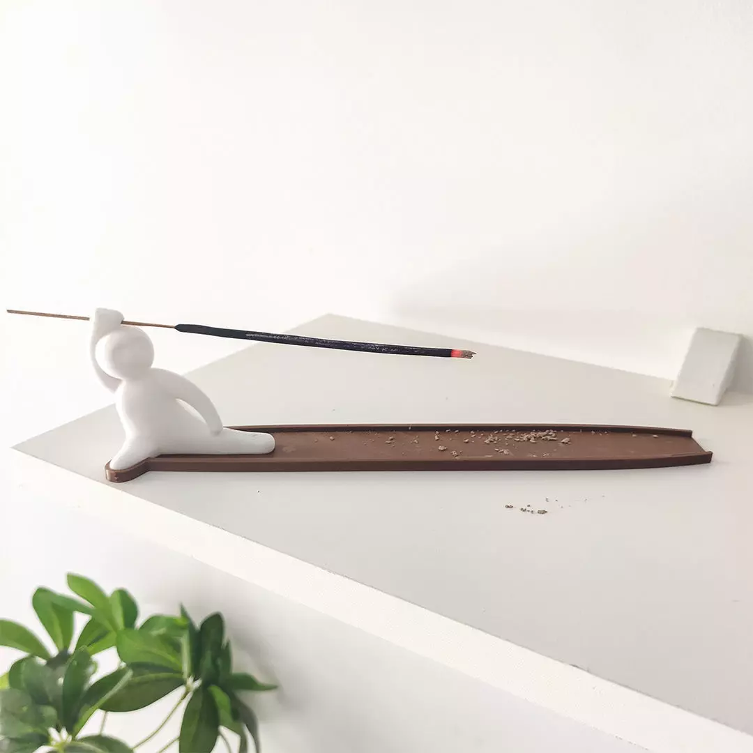 Incense holder or censer Ninja creative utility 3D print model_0