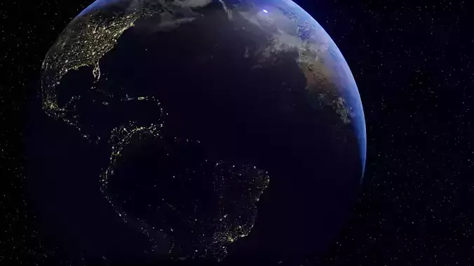 earth from space