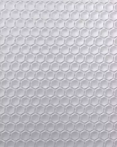 3d Panel tile with honeycomb pattern