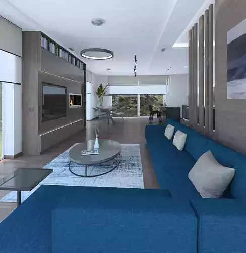 Large spacious living room