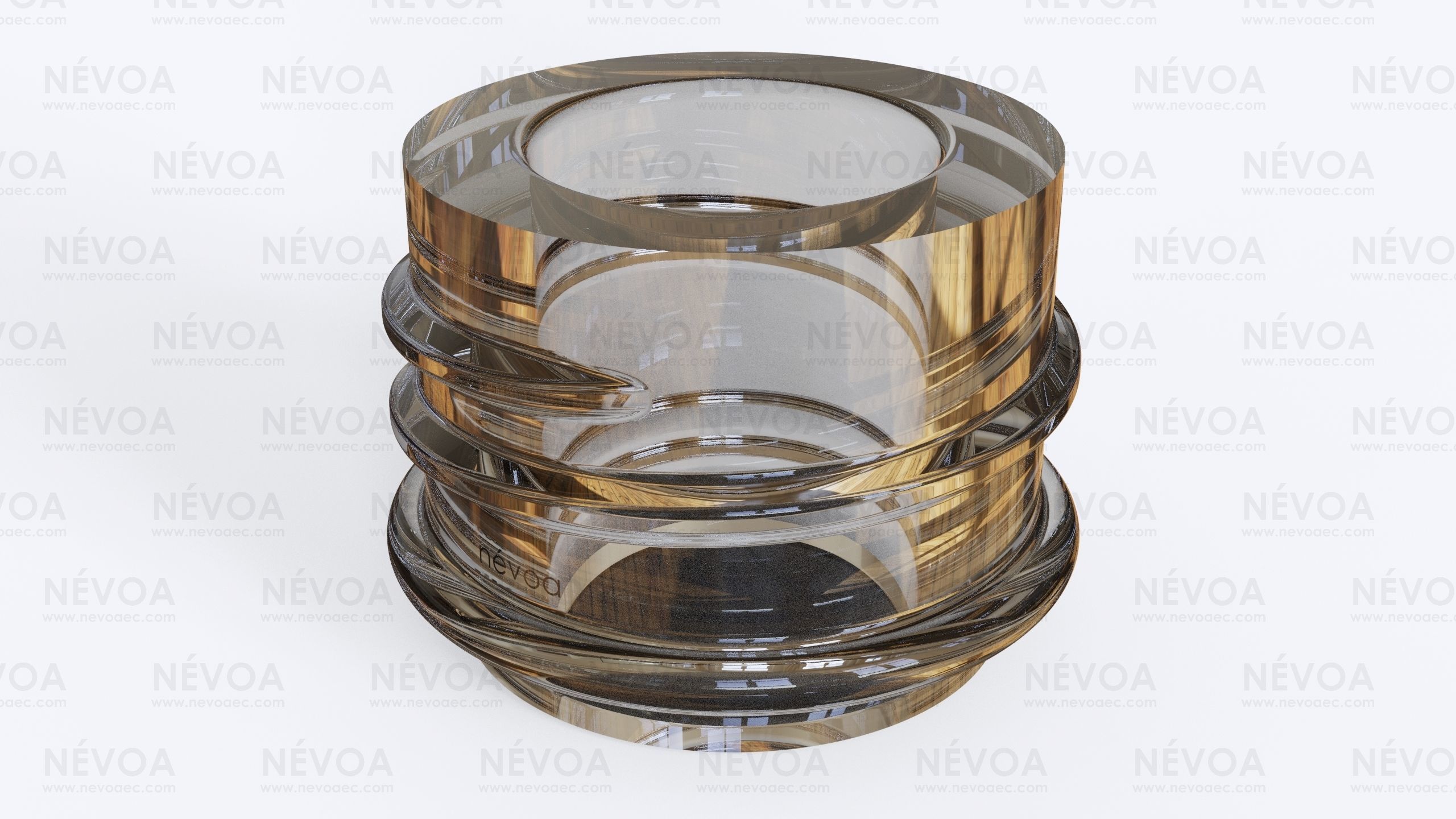 Neck finish - SP 444 - 28 - BDF - voluntary standard 3D model_1