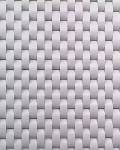 3d panel close up of weaved pattern