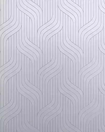 3d panel wallpaper with wavy lines