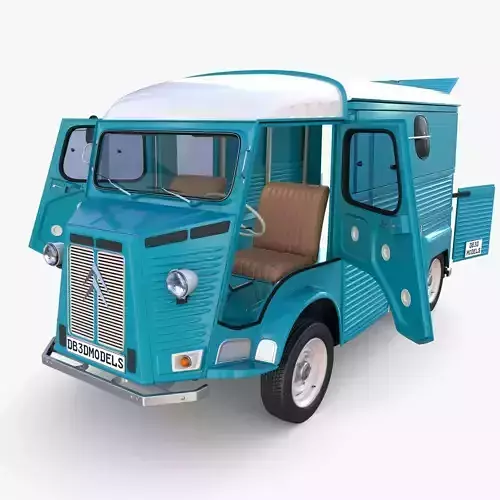 Citroen HY Blue with interior