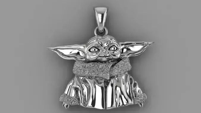 Pendant baby Yoda 