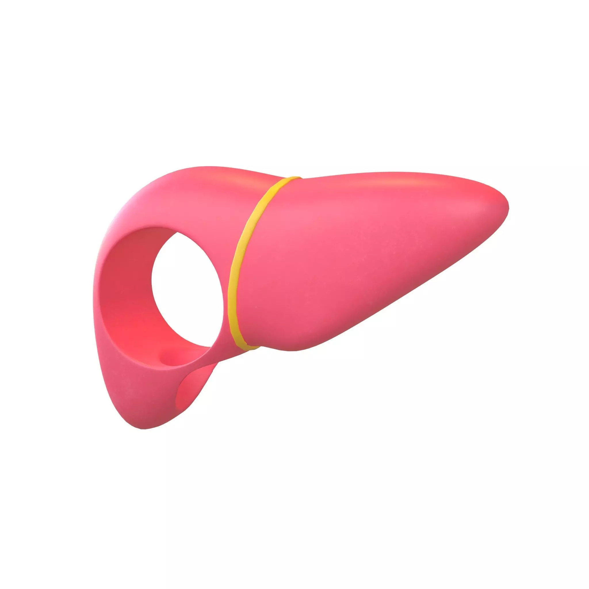 Cartoon Liver Costume Hat v1 002 Low-poly 3D model_0