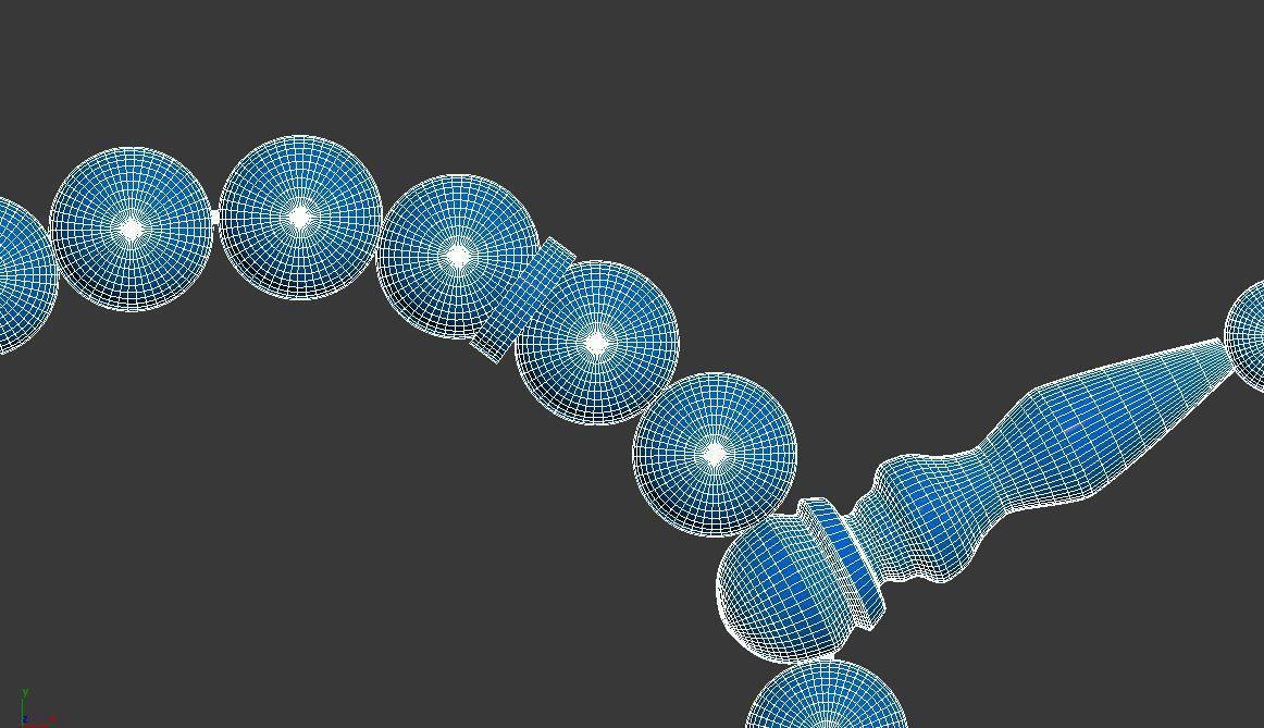 Eid Set gold arabic coffee pot and cups 3D model_28