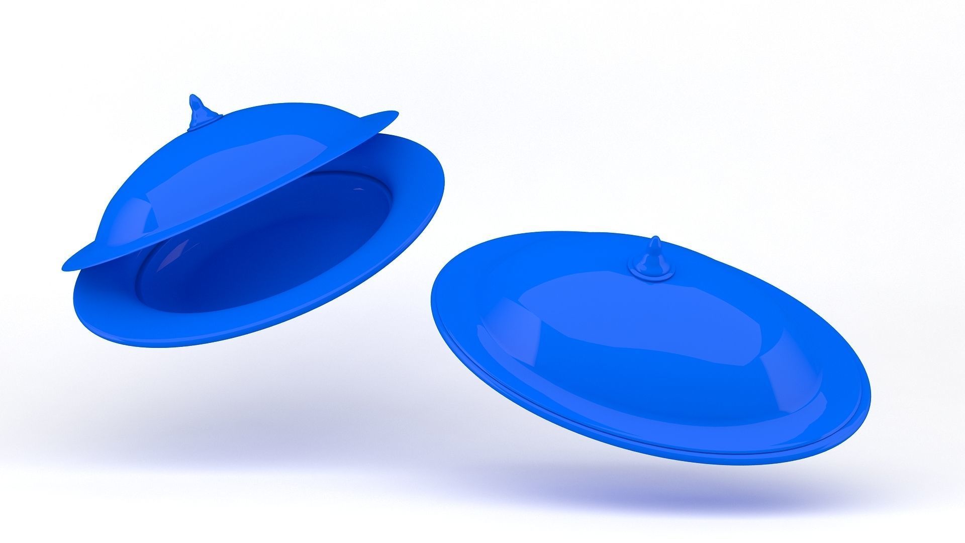 Eid Set gold arabic coffee pot and cups 3D model_21