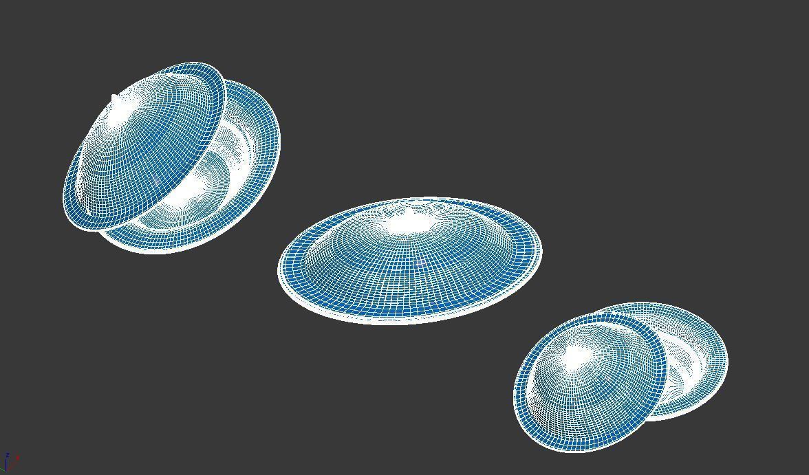 Eid Set gold arabic coffee pot and cups 3D model_26