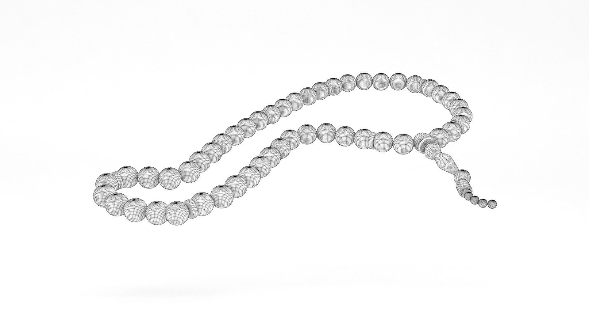 Eid Set gold arabic coffee pot and cups 3D model_11