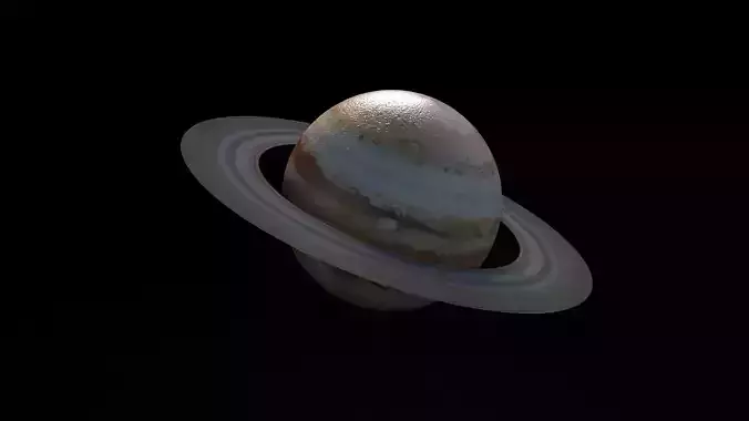 Jupiter 3D lox-poly model