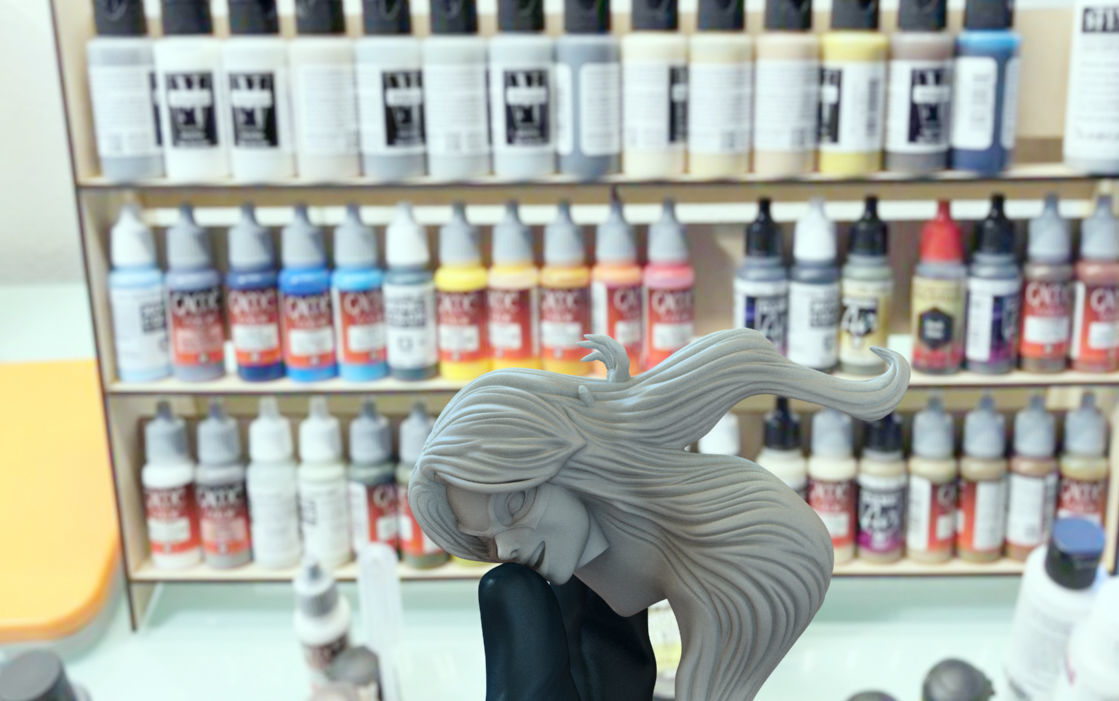 Blackcat milk 3D print model_6